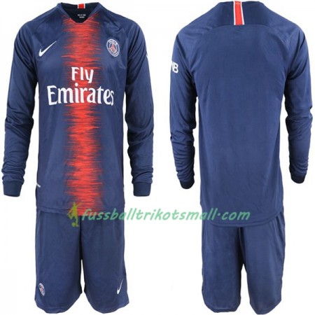 Fußballtrikots Paris Saint-Germain Kinder 2018-2019 Langarm Heimtrikotsatz kaufen